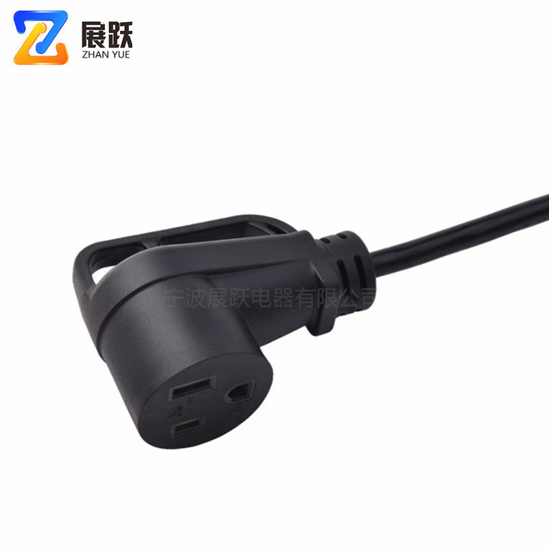 厂家供应美规三芯插头 美标5-15P插头转6-50R插座带拉手