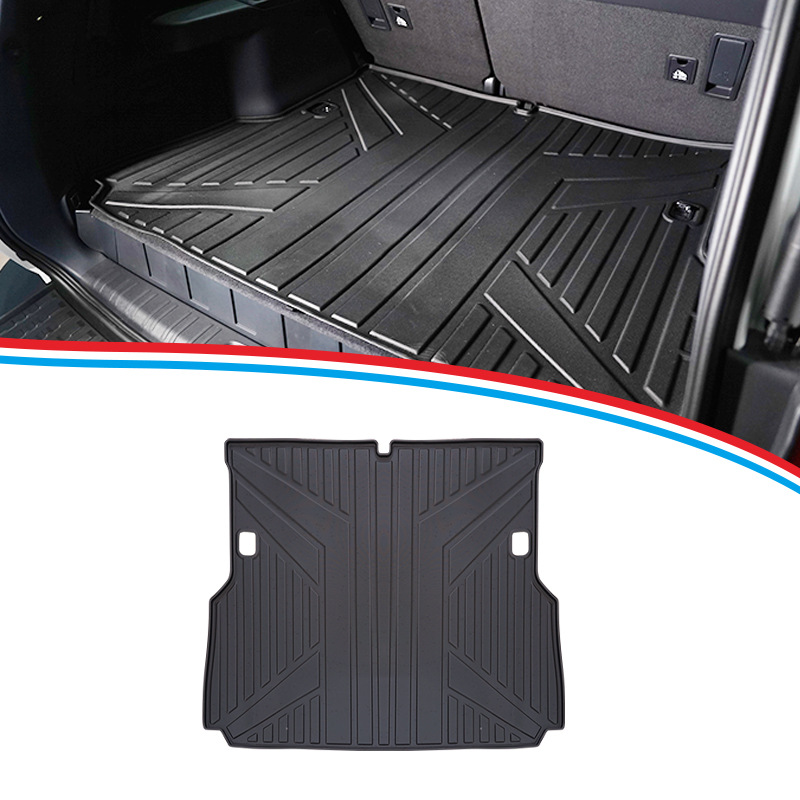 Adecuado para el tapete de la caja de cola Toyota Prado especial tapete impermeable TPE Prado LC250 Car Trunk Mat