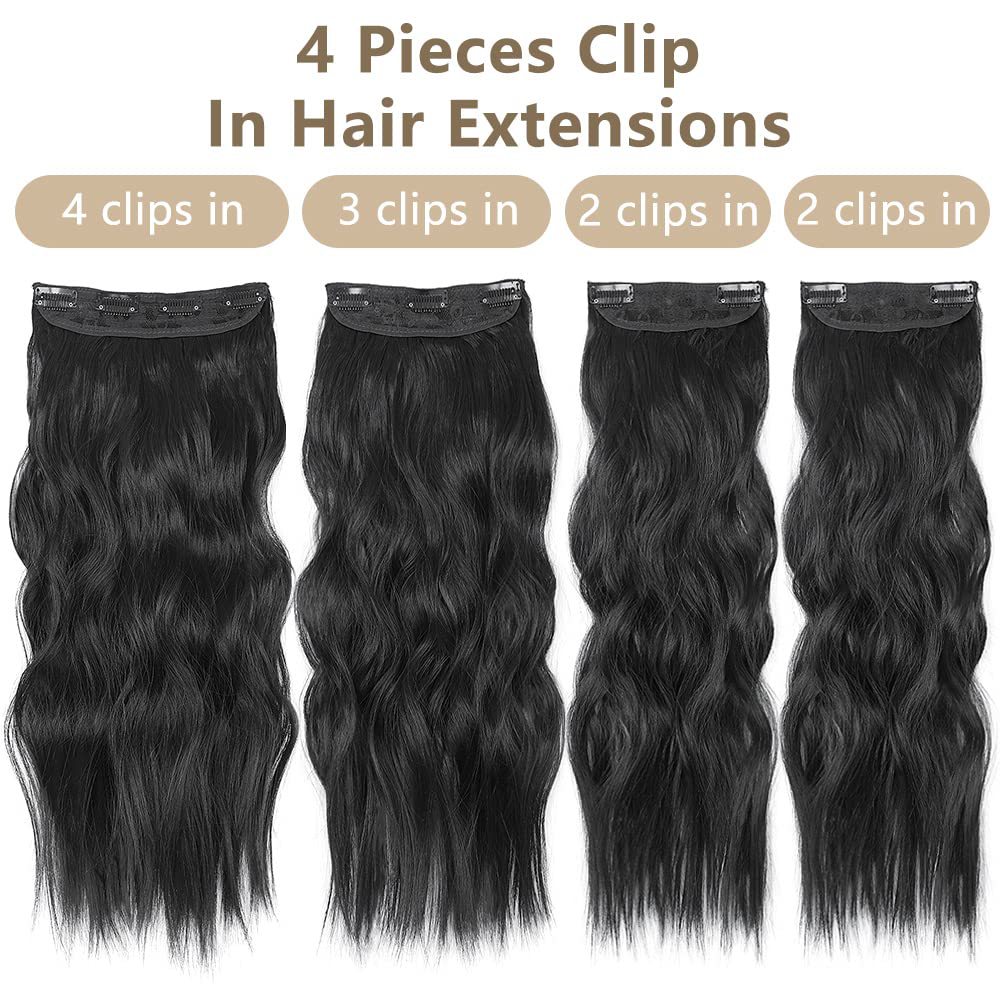 Synthetic Hair Clips