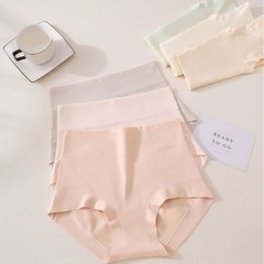 新疆綿の大きいサイズの女性用下着、7A純綿抗菌性股間、ハイウエストでヒップを包み込む女性用ショーツ