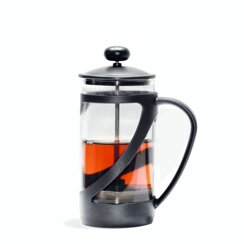 Household heat-resistant glass pressure pot French press hand coffee pot with strainer multi-capacity