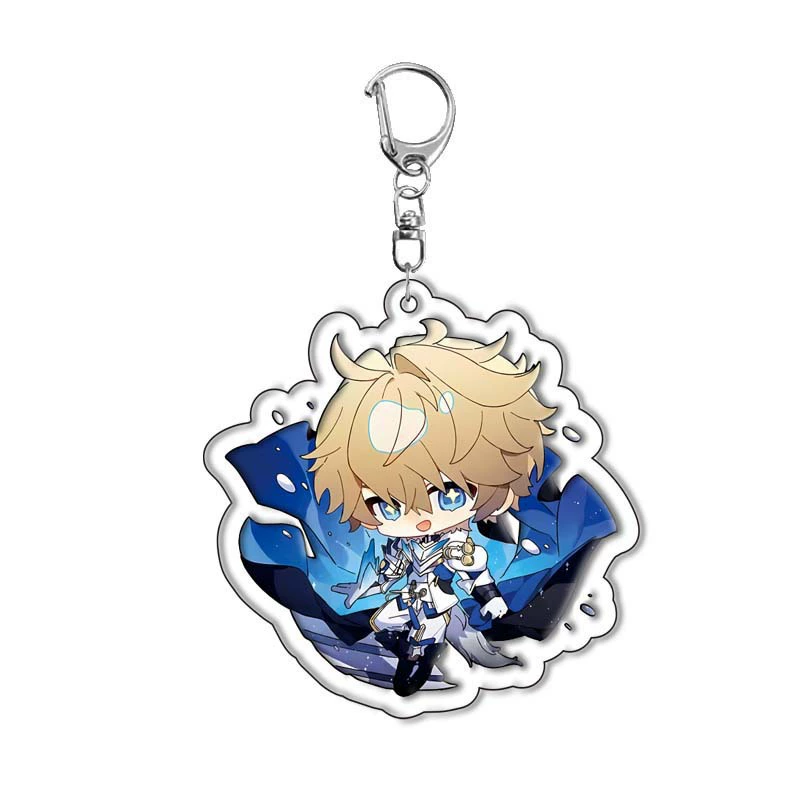 Honkai Star Railway Alicia Acrylic Keychain Yanqing Silver Wolf Xiluwalt
