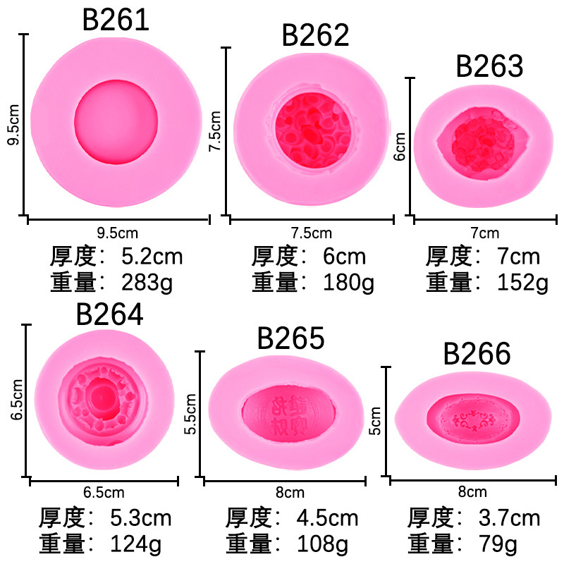 Jubao cuenca suerte bolsa de dinero lingote molde de silicona DIY personalizado hogar sala de estar Oficina recepción escritorio decoración molde