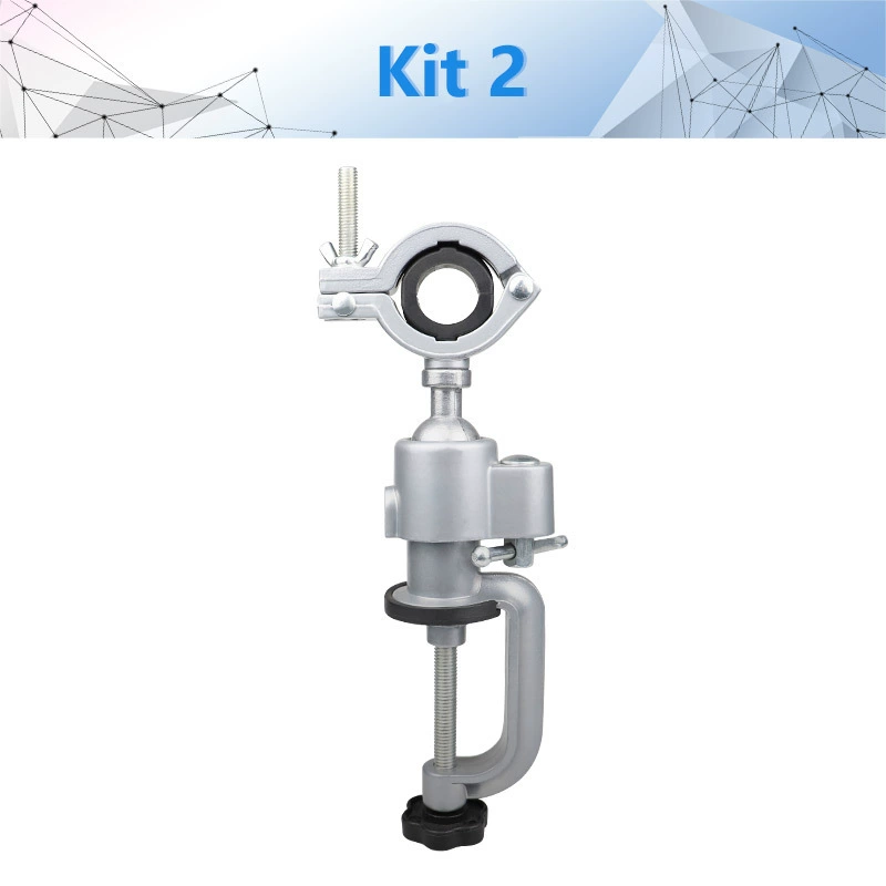 Aluminum alloy 360-degree rotating small vise Household universal rotating small vise Hardware tools wholesale