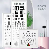 Стандартный логарифмический измеритель таблицы зрения в световом коробе. Одна деталь для детей и взрослых дома, бесплатная доставка до вашего дома.