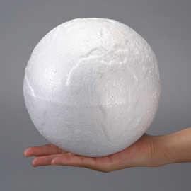 地球仪手工DIY制作材料带轮廓泡沫圆球地球模型白色实心保丽龙球