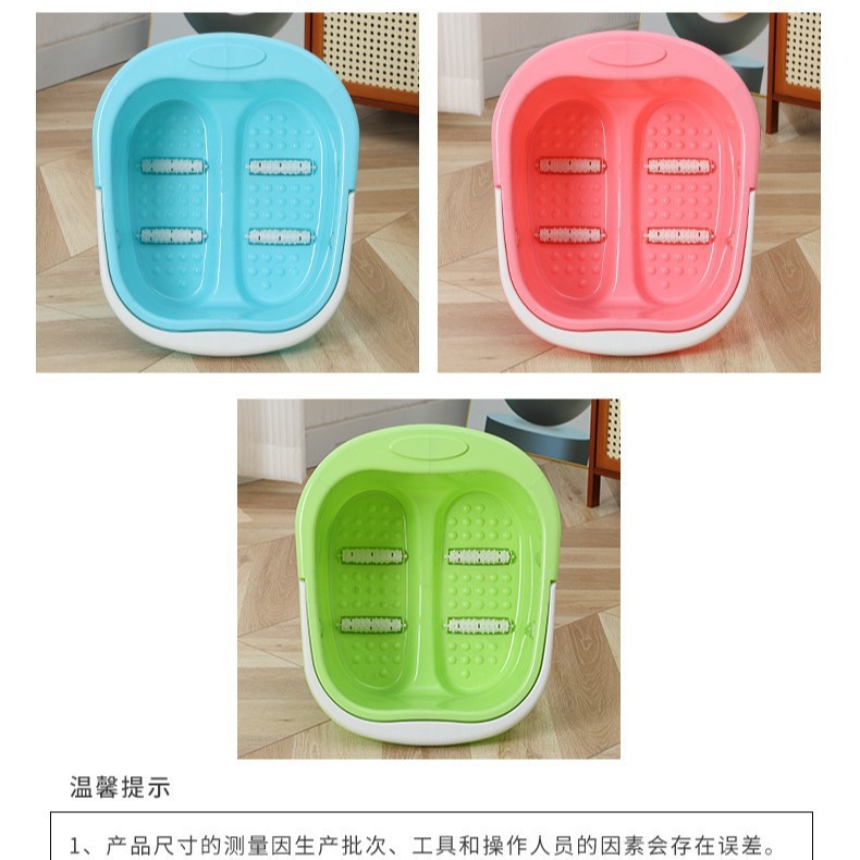 家用加厚足浴桶居家塑料洗脚桶带轮子泡脚桶批发按摩洗脚盆泡脚盆|undefined