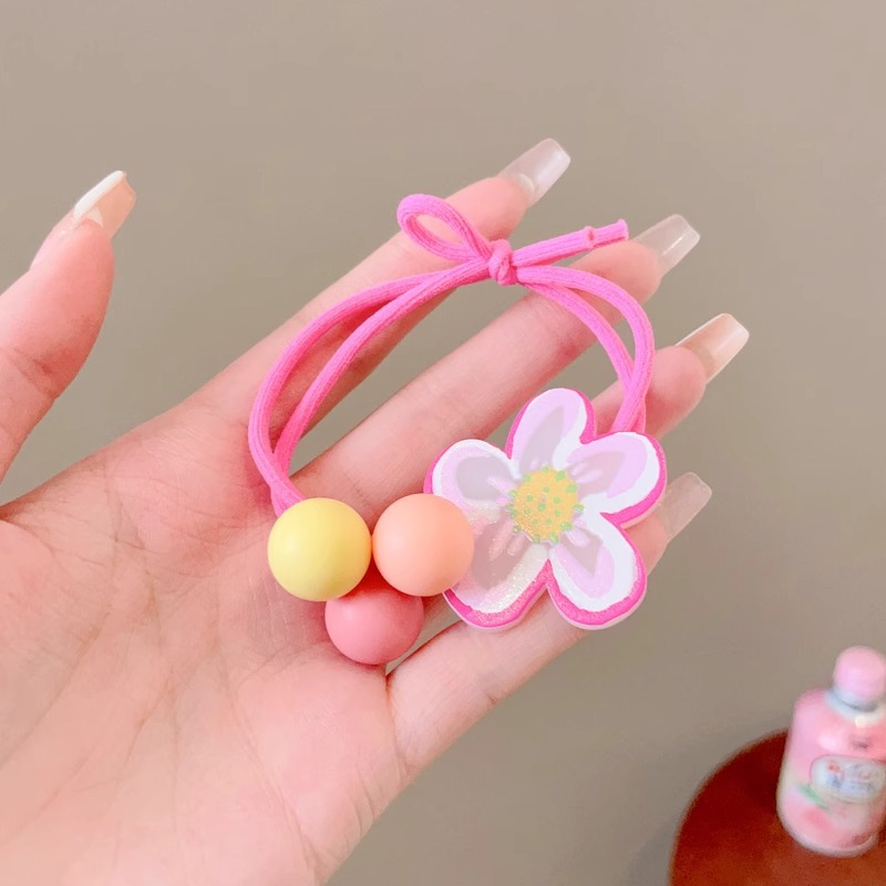 Niños de dibujos animados coloridos cuerda de cabeza niñas atadas artefactos de cabello de alta elasticidad anillo de cabello niñas no lastiman cabello de cabello de cola de caballo