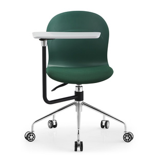 Ctr135-28 Plastic Training Chair with Writing Board Internet Celebrity Leisure Chair Business Reception Negotiation Chair Office Chair