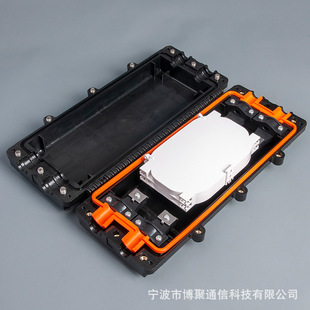 Factory Direct Supply 2 in 2 Out High Hardness Explosion-proof Optical Cable Continuation Box 96/48/24 Core Fiber Optic Splicing Package Connector Box