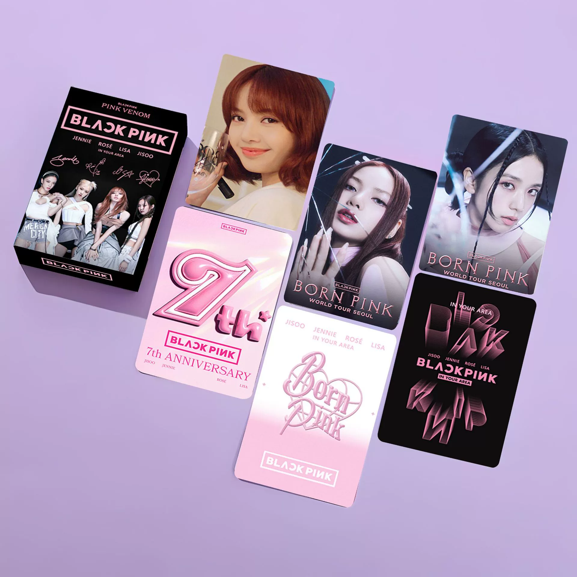 BLACKPINK маленькая карточка в коробке 55 маленьких карточек 54x86 мм BLACKPINKLOMO карточка почтовая открытка