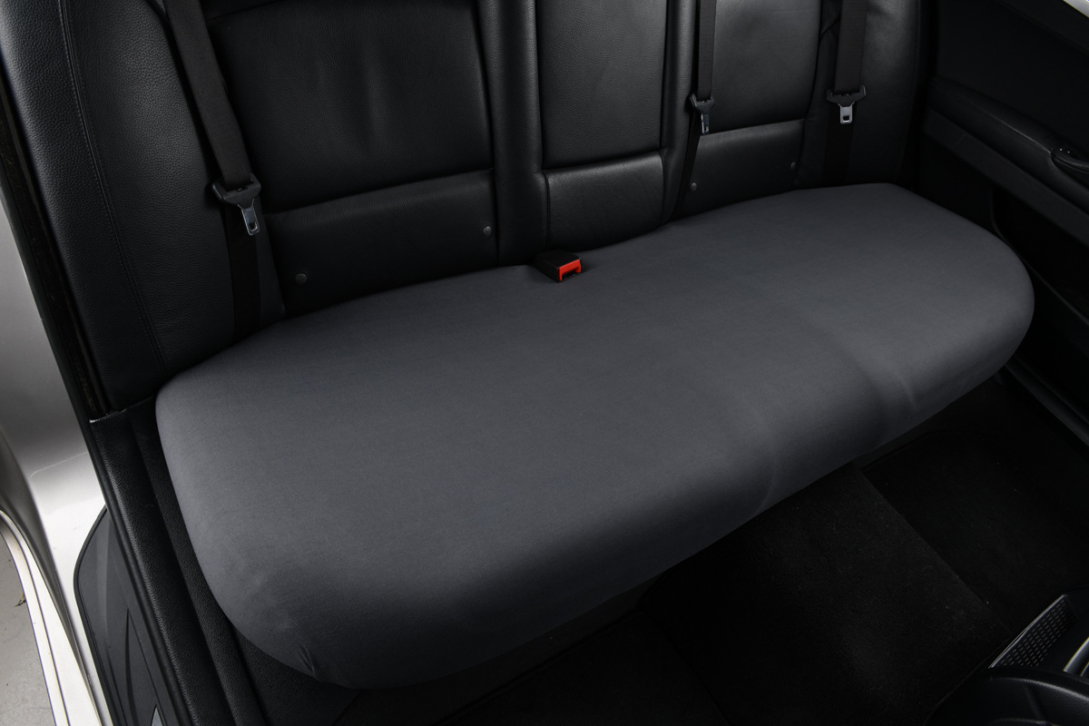 Elastic universal car seat cover, rear split-type waterproof seat cushion cover, backrest cover, headrest cover, simple elastic design