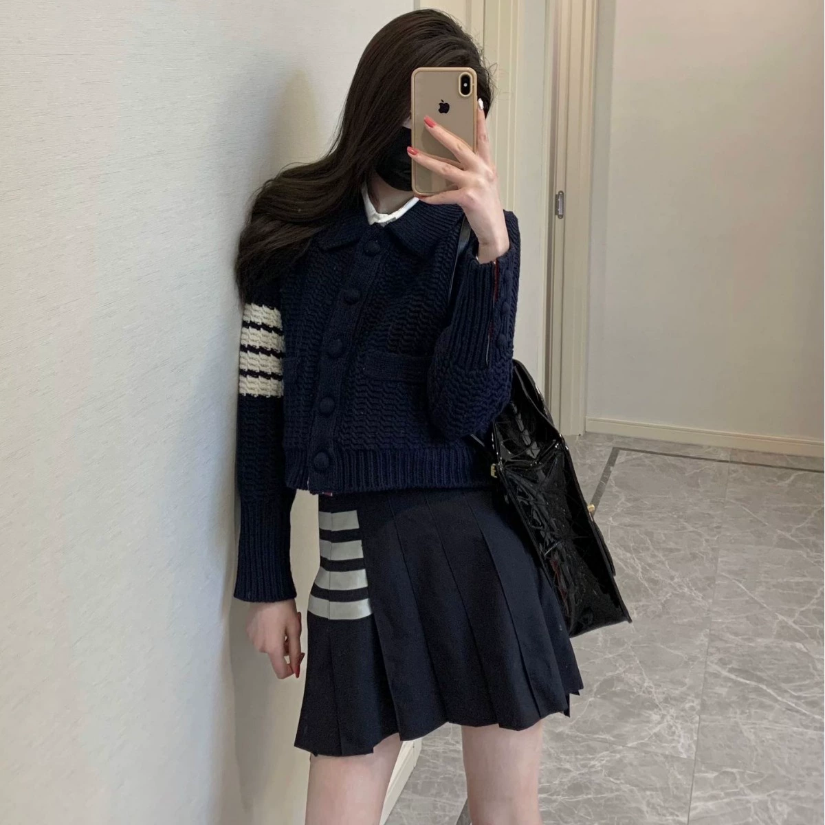 Шерстяной кардиган, модная куртка, стиль Chanel