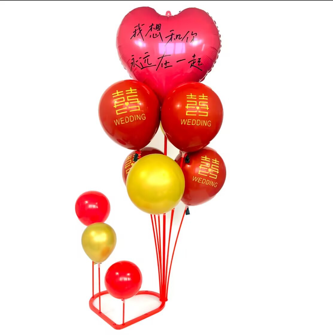 Nuevo alargado flotante banquete de boda Decoración de cumpleaños soporte de exhibición suministros de diseño mayor mesa de globo columna flotante