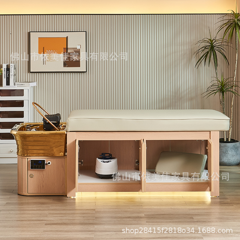 Calentador de agua de circulación de agua de temperatura constante especial para salón de belleza de lavado de cabello para terapia de cabello de masaje de cama de barbería tipo fumigado