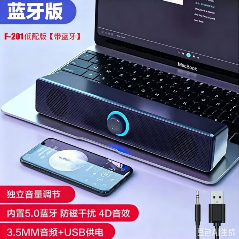 3513 Cross-Border Long Wired Bluetooth Speaker for Home Desktop with Dual Speakers and Subwoofer for Computer Audio 3513 Cross-Border Long Wired Bluetooth Speaker for Home Desktop with Dual Speakers and Subwoofer for Computer Audio