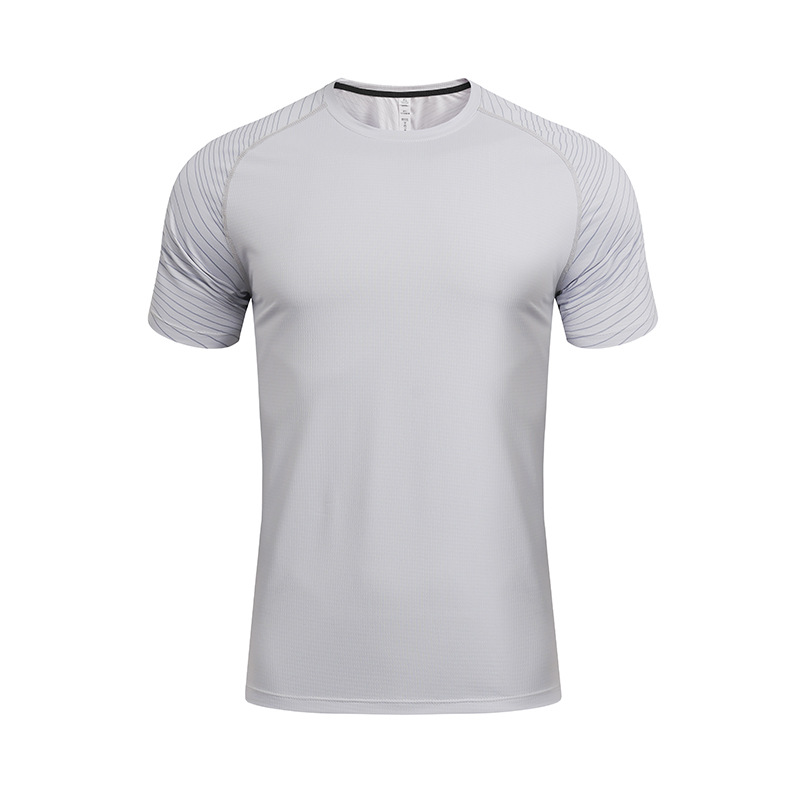 Dijia nueva camiseta de secado rápido ropa deportiva de secado rápido ropa de entrenamiento de baloncesto de manga corta para hombres Top de seda de hielo