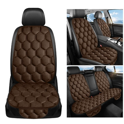 Full Car Seat Cover Five Seats — Seat cushion, seat cover - brown-seven-piece-suit