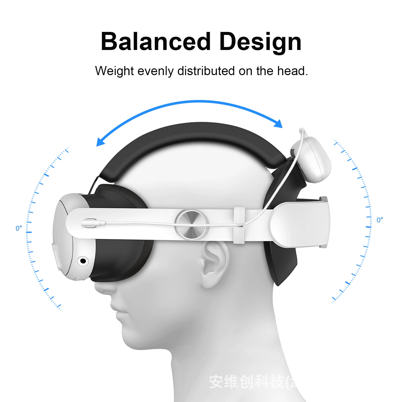Headband *S, changeable comfortable accessories, power supply, 6000mah