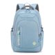 Cross-border large capacity lightweight backpack schoolbag female middle school student new trendy male burden reduction spine protection backpack