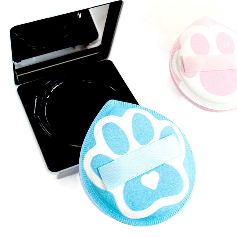 Мультфильм Кошачий коготь слоеная сахарная вата на воздушной подушке красота яичный порошок торт основа жидкость специальный влажный и сухой негабаритный ящик для хранения для женщин