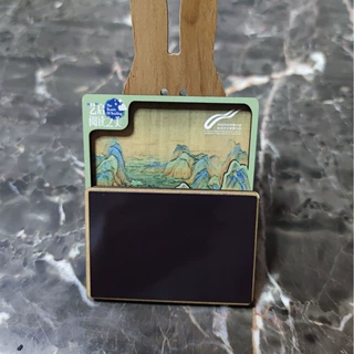源头厂家木质冰箱贴定制立体冰箱贴城市景区旅游创意滴胶木质冰箱