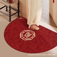 2025新款半圆入户门地垫门口红色门垫进门脚垫门厅家用门外地毯