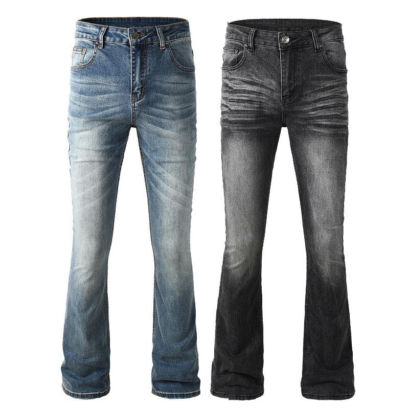 Dc Style Tall Men's Extended-Length Jeans, Slightly Flared Jeans, Trendy Casual Versatile Fashion Stretchy Flared Pants Dc Style Tall Men's Extended-Length Jeans, Slightly Flared Jeans, Trendy Casual Versatile Fashion Stretchy Flared Pants