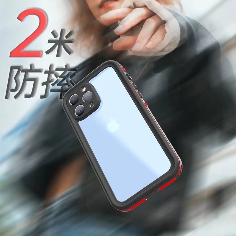 iPhone17防水携帯電話ケース、Apple 14/13/12/11promaxダイビングケース、x完全密閉型|undefined