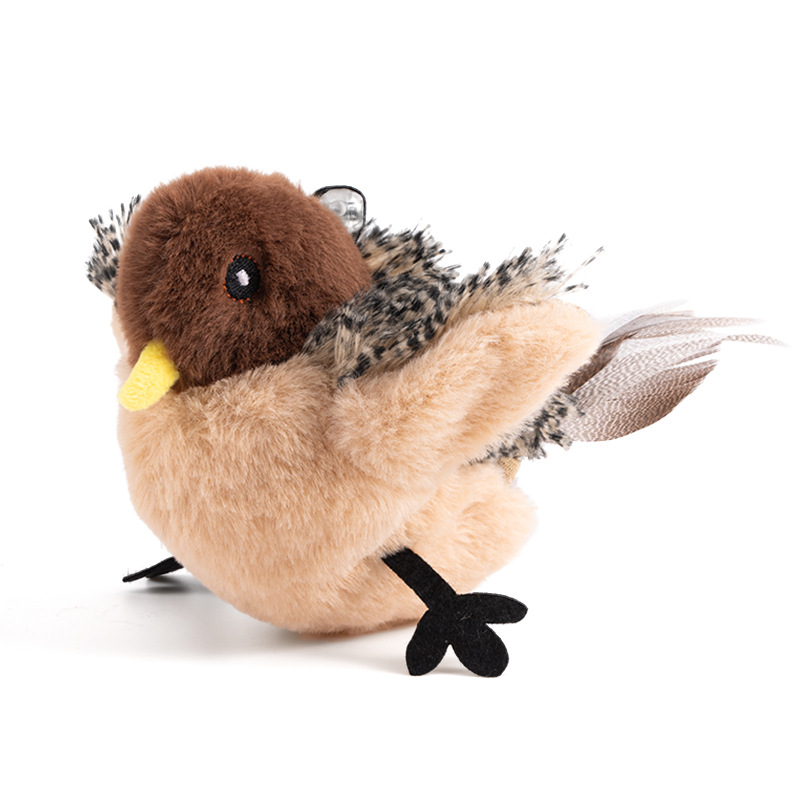 아마존 폭발 고양이 새 원격 제어 충전 터치 날개 소리 고양이 장난감 고양이 장난감 스틱 도매