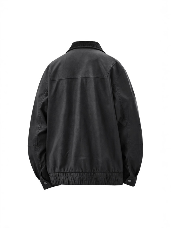 RUIIENRS x BRUSHKA 2025 秋季新款大口袋宽松翻领外套KDKJ533|undefined