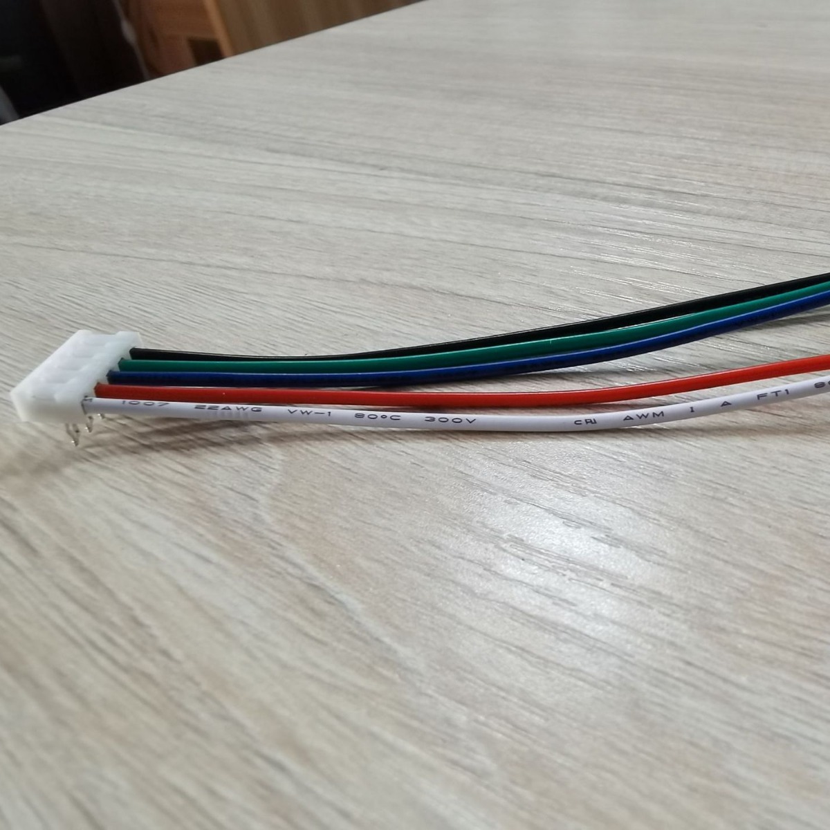 永希供应JC25插板端子线  5P间距2.5端子线 1007端子线22AWG
