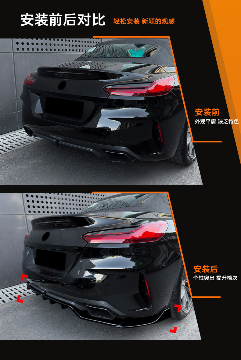 Suitable for Bmw Z4 G29 M40I 2018+ Rear Lip Spoiler Exterior Modification