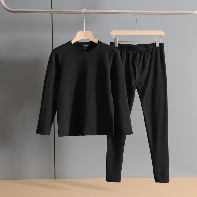 Exported to Spain men's outdoor all-weather fleece thermal underwear autumn and winter fashion high elastic suit men's autumn clothes