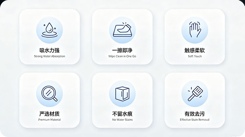 汽车屏幕清洁布超细纤维车用清洁擦手机触控屏中控屏无痕清洁毛巾