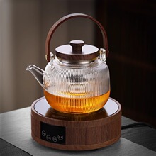 玻璃煮茶壶家用提梁壶大容量泡茶壶耐高温明火电陶炉烧水壶批发