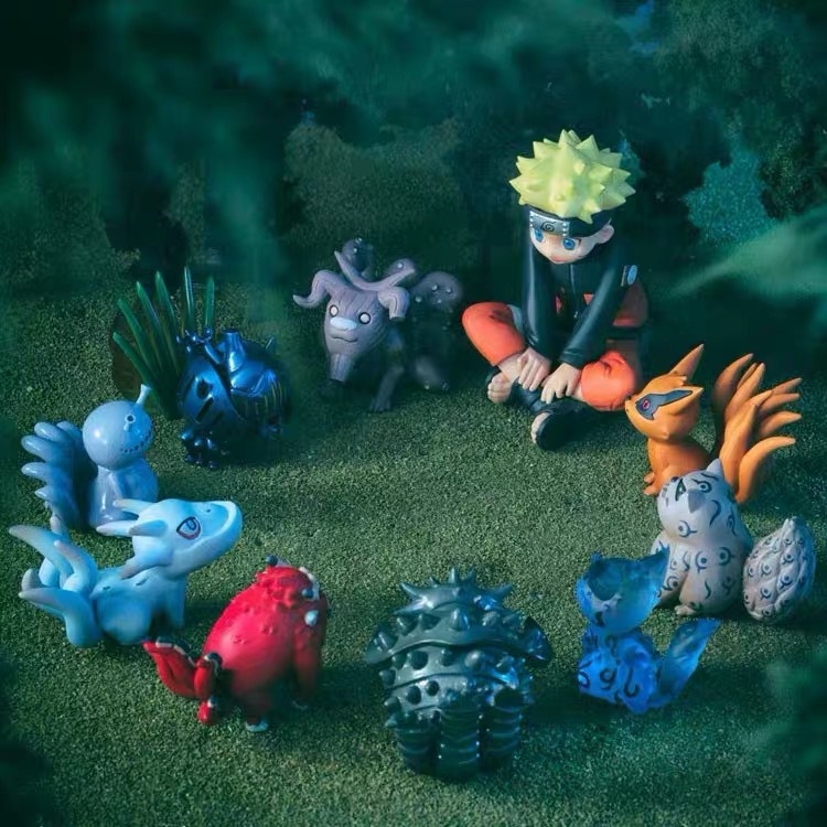 나루토 + 10 꼬리 야수 5-9cm