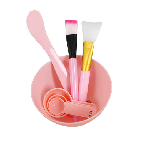 Mask adjustment tool 7-piece set beauty application mask tool mask bowl mask adjustment mixing stick mask brush silicone