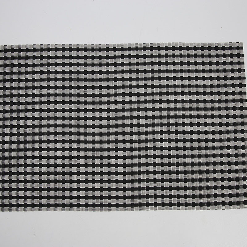 Teslin placemat PVC tejido 8*8 placemat Western placemat aislamiento térmico antideslizante estera de mesa de montaña estera de la placa de la decoración del hogar estera