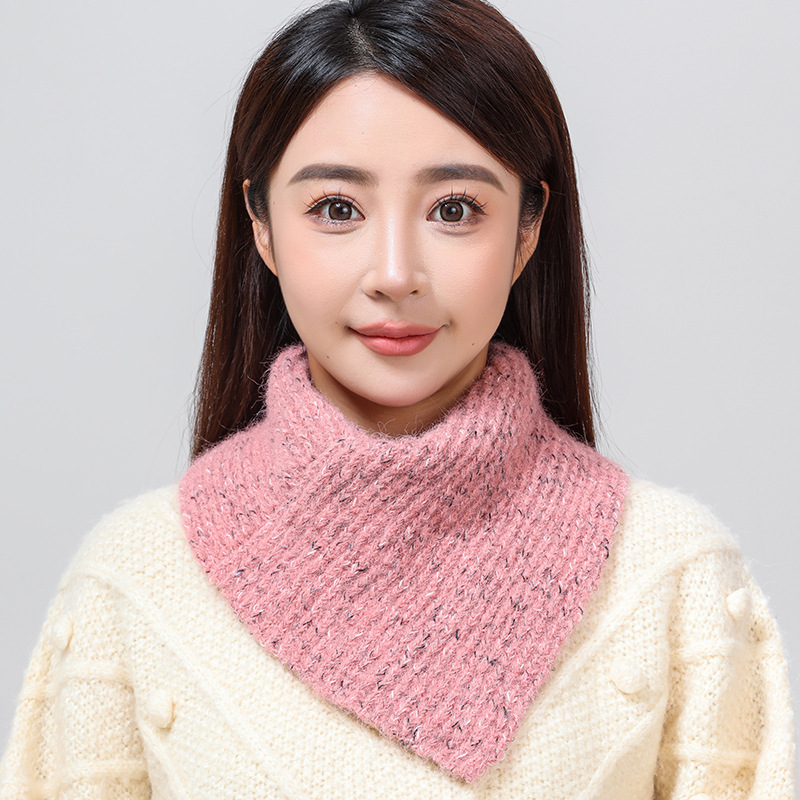 秋冬のカシミヤ防止の首のカバーの女性の頚椎の偽の襟の厚い保温の毛糸のニットの首のカバーの首の周り|undefined