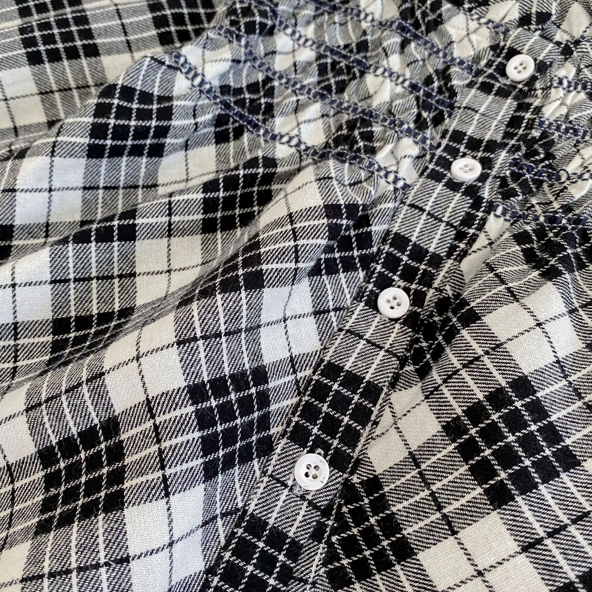 2024 Herbst/Winter Neue Baumwolle Weibliche Baby Karierten Langarm Top Strickjacke + Hose zweiteiliges Set_voghion.com