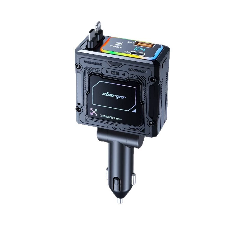 Charger, telescopic mobile phone, lighter, plug, 120W