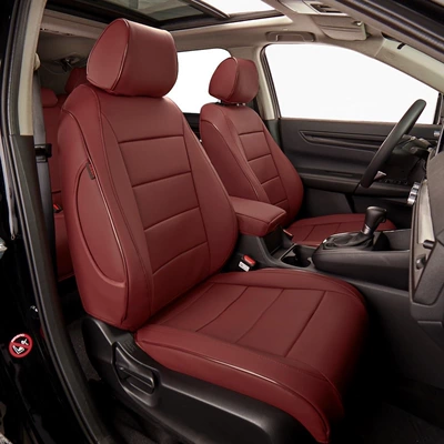Modelə uyğun (Original) oturacaq örtükləri – Suitable for Honda Crv, Special Car - lafite-red-original-car-texture-five-seats-nappa-leather-full-surround-of-front-and-rear-rows
