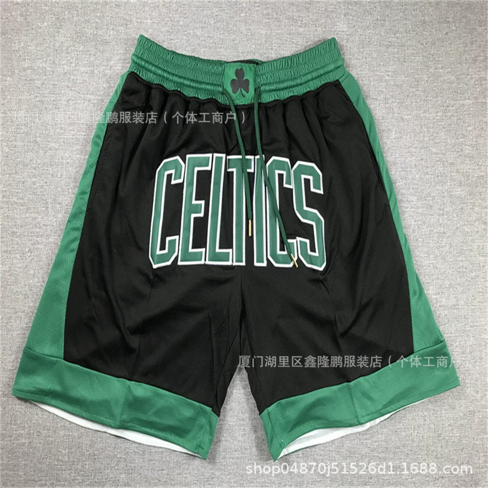 Американские карманные штаны Timberwolves NFL Lakers Clippers Bucks Heat Magic Mavericks Celtics Гортензиевые штаны