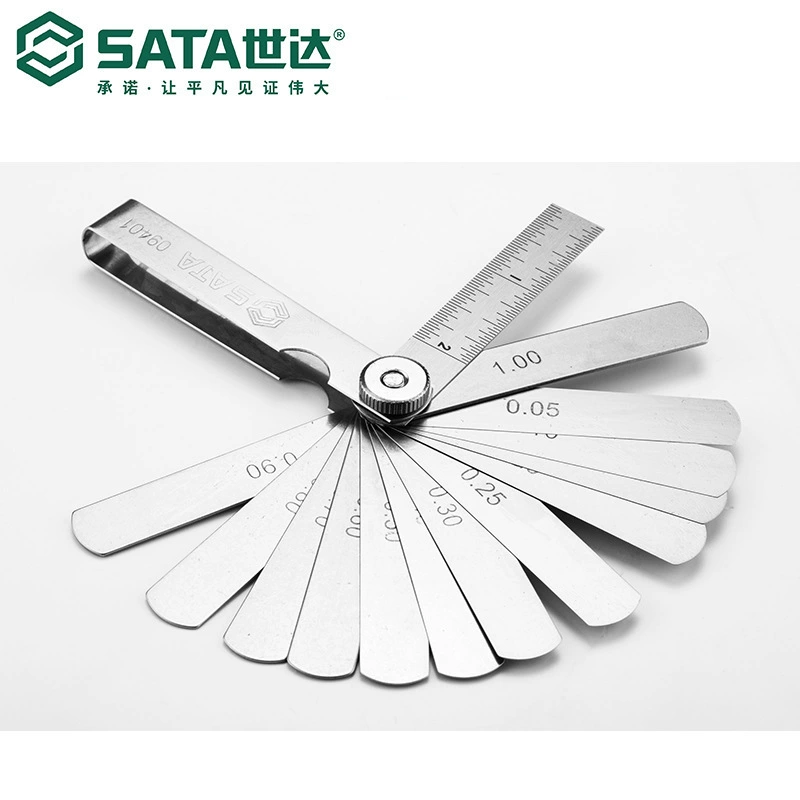 Sata/Shida Набор щупов из 32 предметов с метрической и дюймовой шкалой 09401/09402/09405/09407