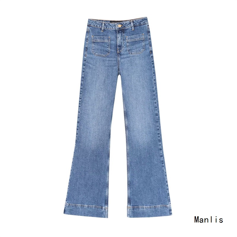 Z Export 2025 Spring New European and American Style Women's Mid-Waist Straight Ankle-Length Design Versatile Jeans 6164107