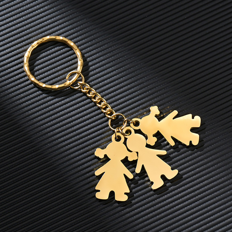 Keychain stainless steel for boys