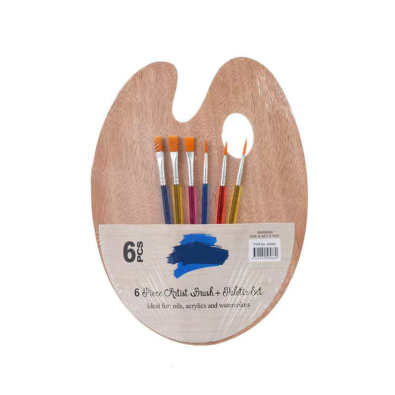 Suministros de acuarela para niños transparentes básicos, paleta pp, pintura para estudiantes, arte, paleta de pintura de plástico pintada a mano, paleta de colores