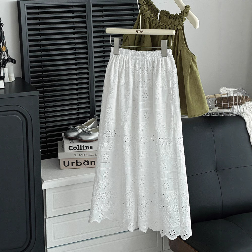 Tutu Little Elephant Children's Clothing Girls' Pants Summer Thin Style 2026 New Fashionable Wide-Leg Pants for Girls White