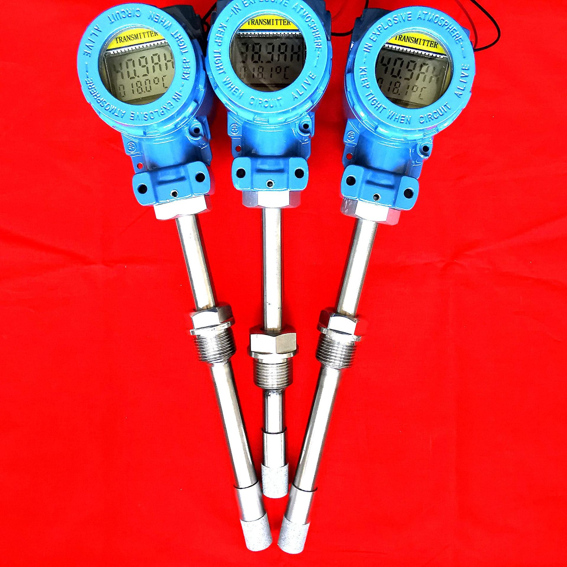 高温，温湿度传感器，变送器，管道设备安装。